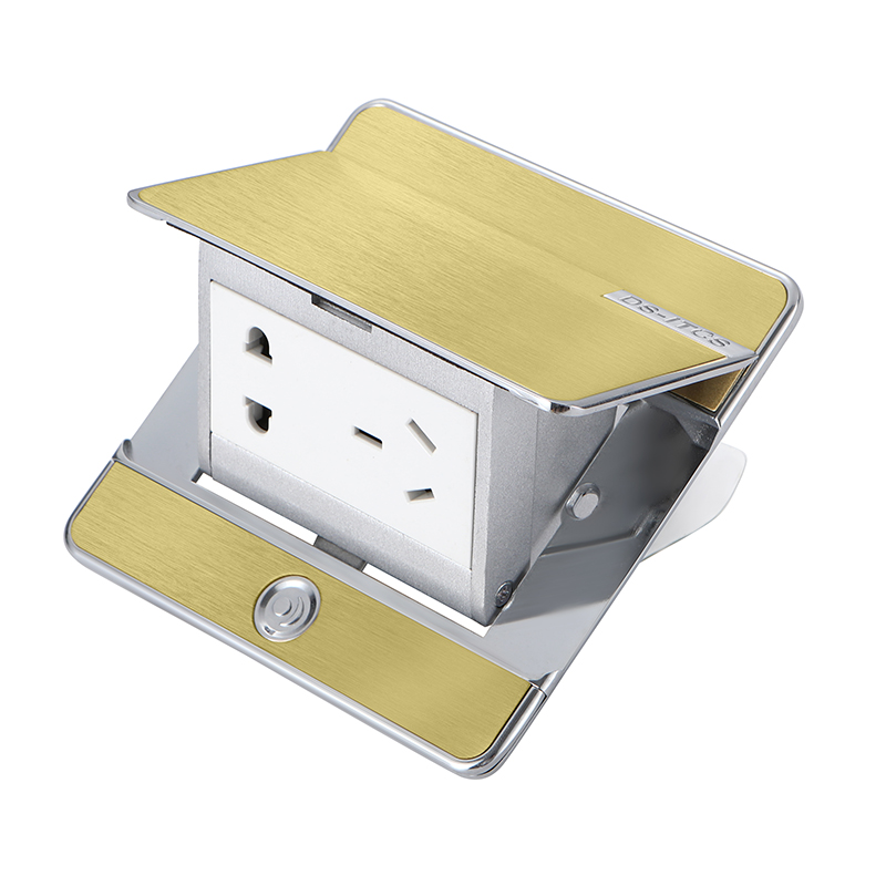 Pop-up floor mounted socket，with or without the functional module
